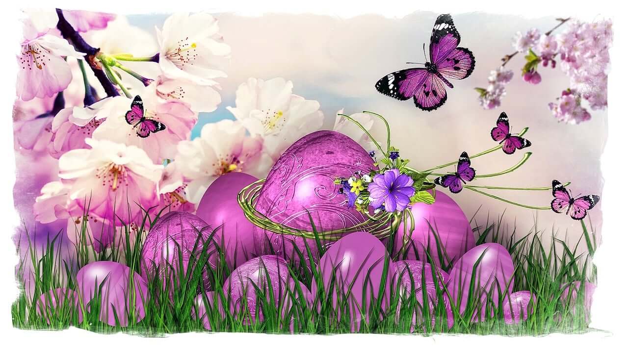 easter flower displays